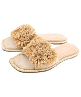 PALOMA BARCELO（パロマバルセロ）サンダル ベージュ サイズ:EU38(24.5cm位) レディース/2200685507018