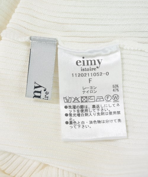 eimy istoire（エイミーイストワール）ノースリーブ 白 サイズ:F レディース/2200607856101
