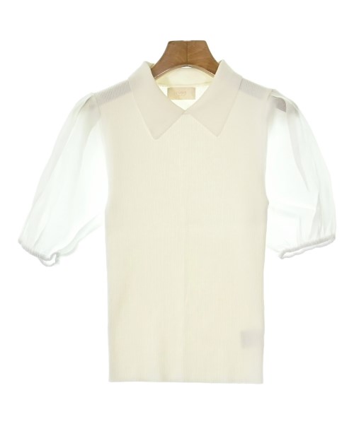 eimy istoire(エイミーイストワール)ニット・セーター 白 サイズ:F/2200670577149