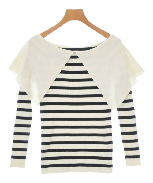 eimy istoire(エイミーイストワール)ニット・セーター 白 サイズ:F/2200679355083