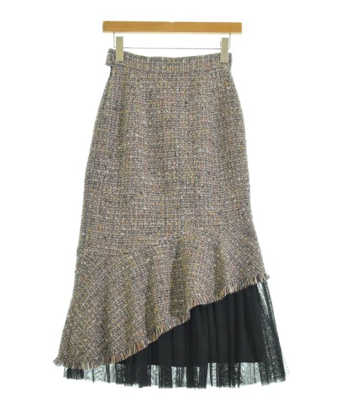 eimy istoire（エイミーイストワール）ロング・マキシ丈スカート 赤 サイズ:S レディース/2200658659034