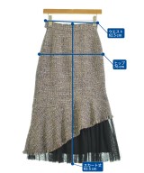 eimy istoire（エイミーイストワール）ロング・マキシ丈スカート 赤 サイズ:S レディース/2200658659034