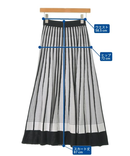 eimy istoire（エイミーイストワール）ロング・マキシ丈スカート 白 サイズ:F レディース/2200664219079