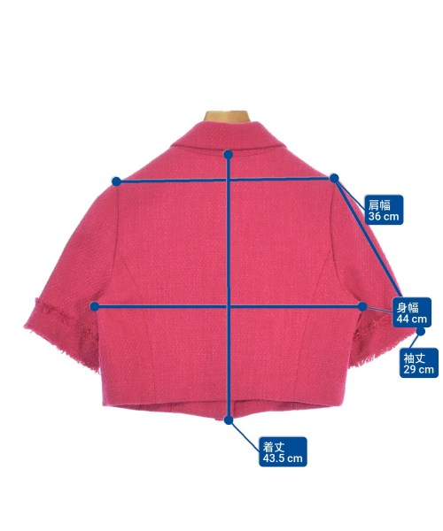 eimy istoire（エイミーイストワール）カジュアルジャケット ピンク サイズ:S レディース/2200672360015