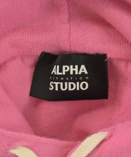 ALPHA STUDIO（アルファスタジオ）ニット・セーター ピンク サイズ:M メンズ/2200695658083