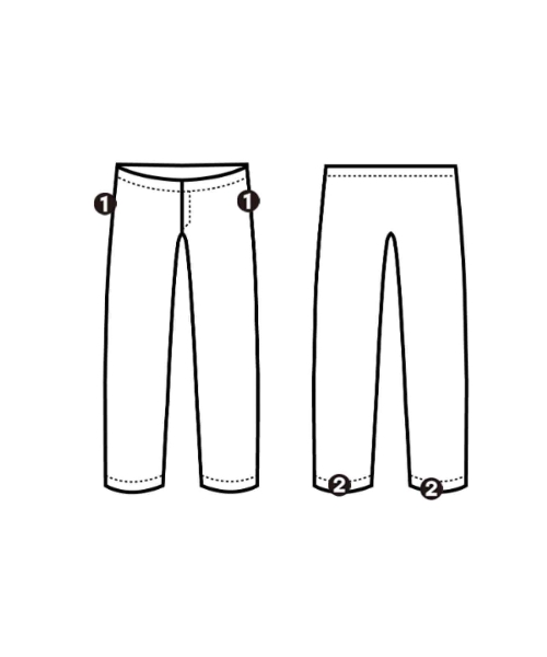 ALPHA STUDIO（アルファスタジオ）その他 黒 サイズ:50(XL位) メンズ/2200646101040