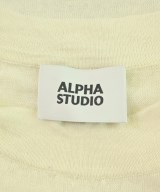 ALPHA STUDIO（アルファスタジオ）ニット・セーター 白 サイズ:F メンズ/2200721698021