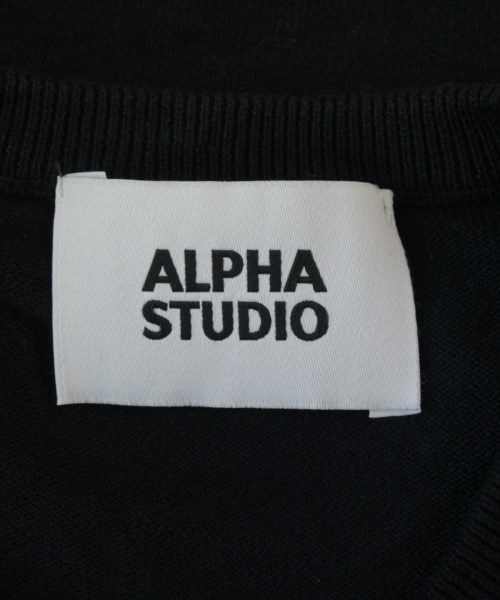 ALPHA STUDIO（アルファスタジオ）ニット・セーター 黒 サイズ:-(M位) メンズ/2200722848029