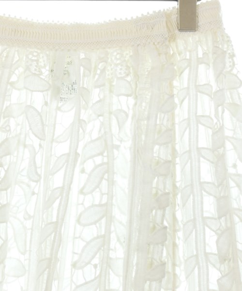 JEAN-NERET（ジャンヌレ）ロング・マキシ丈スカート 白 サイズ:F レディース/2200651228107