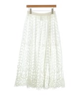 JEAN-NERET（ジャンヌレ）ロング・マキシ丈スカート 白 サイズ:F レディース/2200651228107