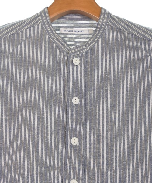 NATURAL LAUNDRY（ナチュラルランドリー）カジュアルシャツ 紺 サイズ:2(M位) メンズ/2200619294106