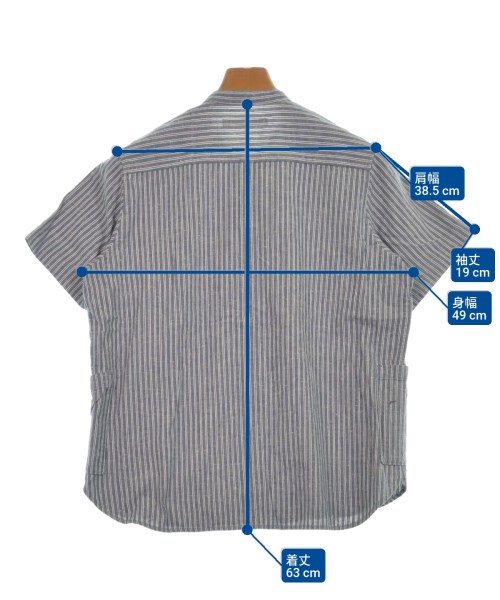 NATURAL LAUNDRY（ナチュラルランドリー）カジュアルシャツ 紺 サイズ:2(M位) メンズ/2200619294106