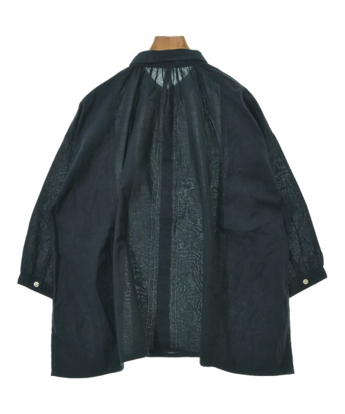 NATURAL LAUNDRY（ナチュラルランドリー）ブラウス 紺 サイズ:2(M位) レディース/2200680094063