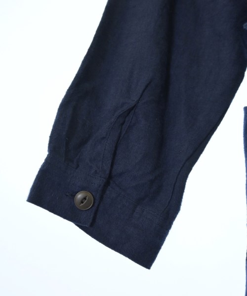 NATURAL LAUNDRY（ナチュラルランドリー）シャツワンピース 紺 サイズ:2(M位) レディース/2200706854022