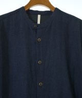 NATURAL LAUNDRY（ナチュラルランドリー）シャツワンピース 紺 サイズ:2(M位) レディース/2200706854022