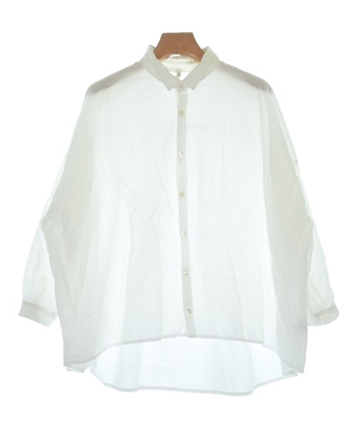 NATURAL LAUNDRY(ナチュラルランドリー)カジュアルシャツ 白 サイズ:2(M位)/2200664436018