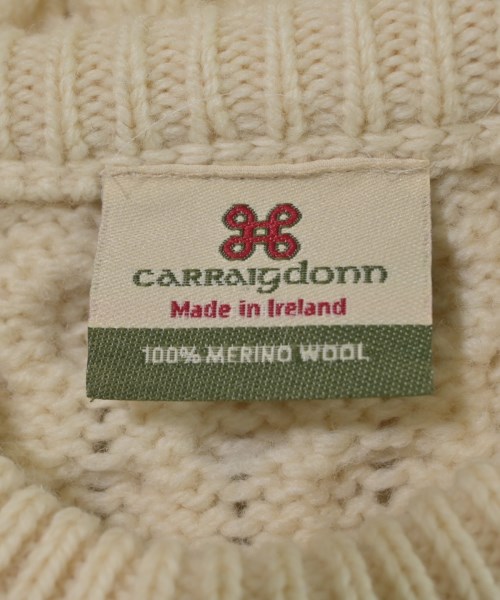 CARRAIG DONN（キャレイグドン）ニット・セーター 白 サイズ:F レディース/2200668548014