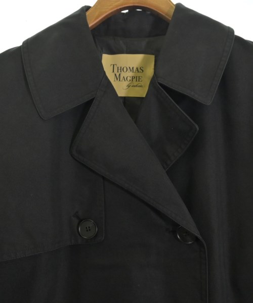 THOMAS MAGPIE（トーマスマグパイ）トレンチコート 黒 サイズ:38(M位) レディース/2200644792028
