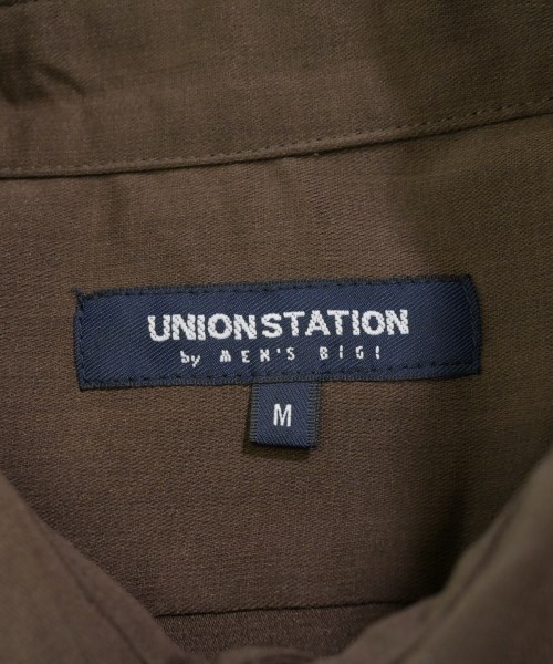 UNION STATION（ユニオンステーション）カジュアルシャツ 茶 サイズ:M メンズ/2200619262099