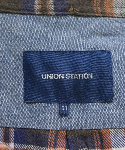 UNION STATION（ユニオンステーション）カジュアルシャツ オレンジ サイズ:3(L位) メンズ/2200695904562