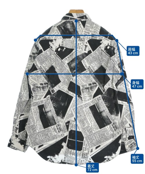 UNION STATION（ユニオンステーション）カジュアルシャツ 黒 サイズ:S メンズ/2200648687092