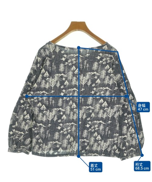 People Tree（ピープルツリー）ブラウス 紺 サイズ:M レディース/2200630209028