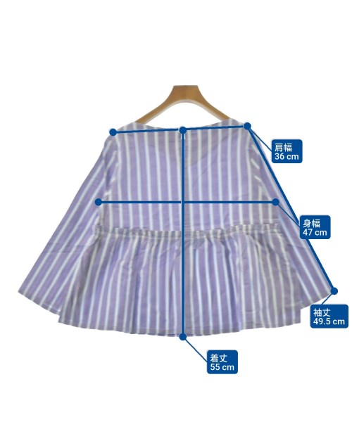 People Tree（ピープルツリー）ブラウス 青 サイズ:M レディース/2200630209103