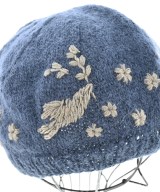 People Tree（ピープルツリー）ニットキャップ・ビーニー 紺 サイズ:- レディース/2200634091056