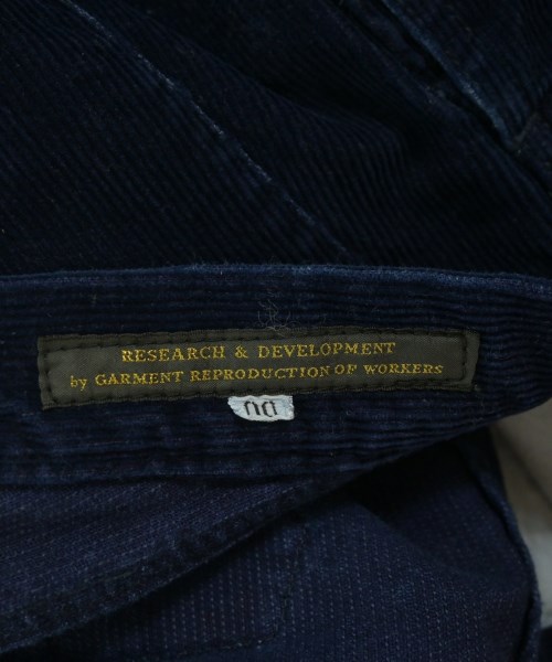 GARMENT REPRODUCTION OF WORKERS（ガーメントリプロダクションオブワーカーズ）その他 紺 サイズ:00(XS位) メンズ/2200712744027