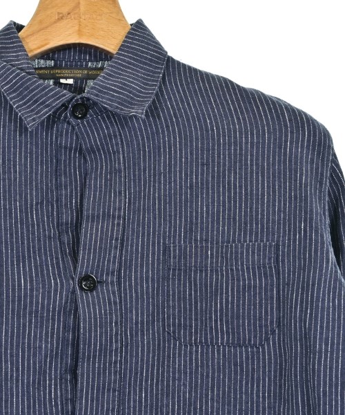 GARMENT REPRODUCTION OF WORKERS（ガーメントリプロダクションオブワーカーズ）カジュアルシャツ 紺 サイズ:1(S位) メンズ/2200667387683