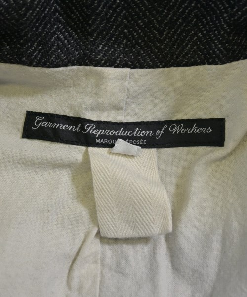GARMENT REPRODUCTION OF WORKERS（ガーメントリプロダクションオブワーカーズ）テーラードジャケット グレー サイズ:2(M位) メンズ/2200723870067