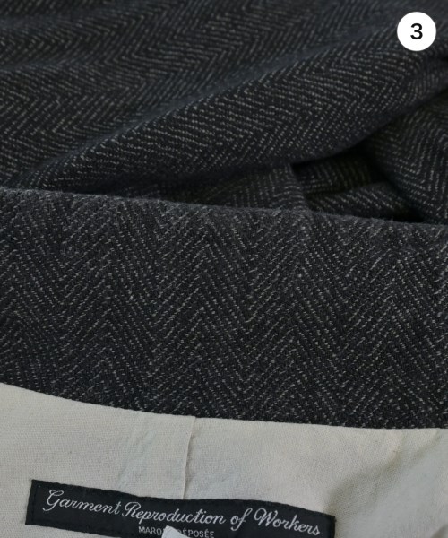 GARMENT REPRODUCTION OF WORKERS（ガーメントリプロダクションオブワーカーズ）テーラードジャケット グレー サイズ:2(M位) メンズ/2200723870067