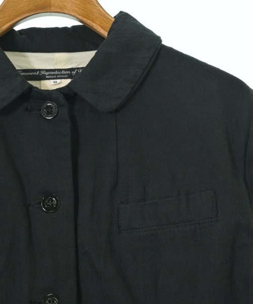 GARMENT REPRODUCTION OF WORKERS（ガーメントリプロダクションオブワーカーズ）カジュアルジャケット 黒 サイズ:0(XS位) レディース/2200691870618