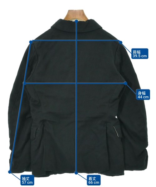 GARMENT REPRODUCTION OF WORKERS（ガーメントリプロダクションオブワーカーズ）カジュアルジャケット 黒 サイズ:0(XS位) レディース/2200691870618