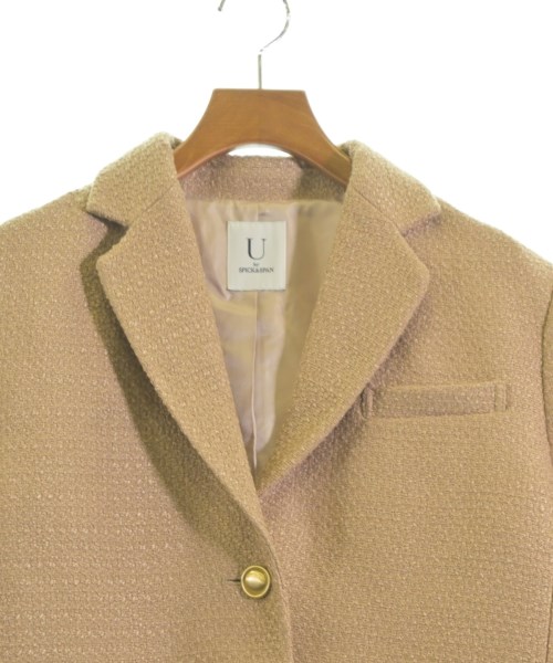 U BY Spick & Span（ユーバイスピックアンドスパン）テーラードジャケット ベージュ サイズ:36(S位) レディース/2200623824023