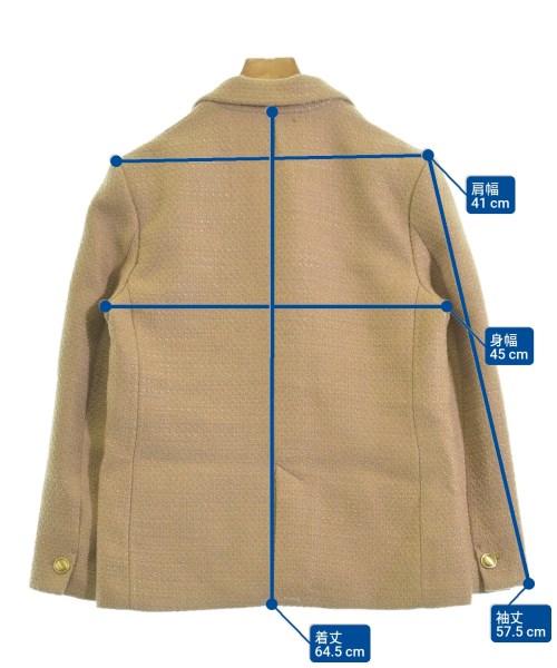 U BY Spick & Span（ユーバイスピックアンドスパン）テーラードジャケット ベージュ サイズ:36(S位) レディース/2200623824023