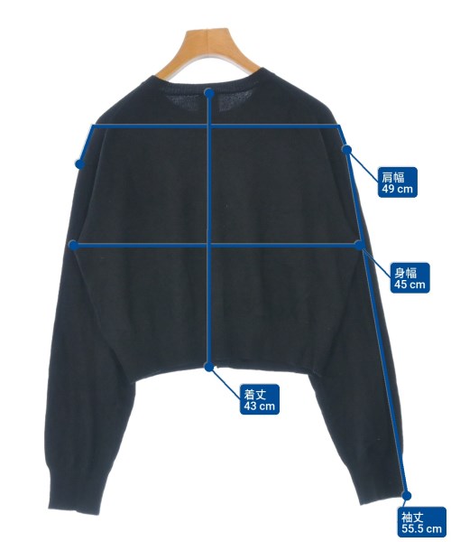 U BY Spick & Span（ユーバイスピックアンドスパン）カーディガン 黒 サイズ:-(XL位) レディース/2200639351193