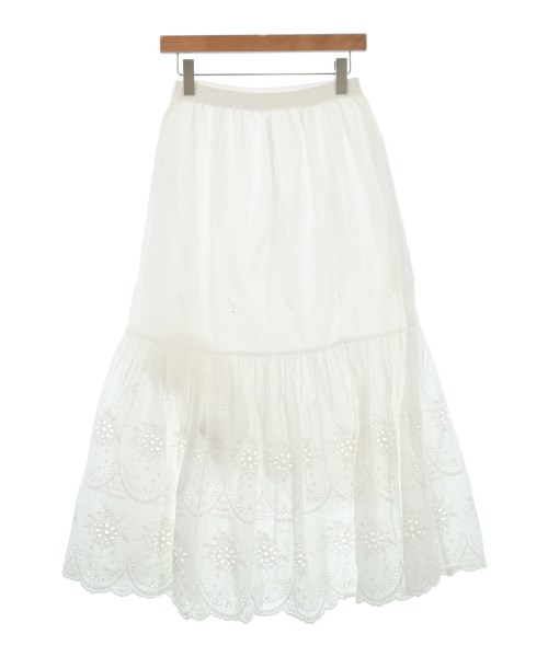 U BY Spick & Span（ユーバイスピックアンドスパン）ロング・マキシ丈スカート 白 サイズ:38(M位) レディース/2200628727169