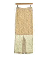 U BY Spick & Span（ユーバイスピックアンドスパン）ロング・マキシ丈スカート ベージュ サイズ:38(M位) レディース/2200615057125