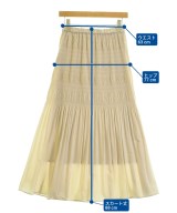 U BY Spick & Span（ユーバイスピックアンドスパン）ロング・マキシ丈スカート ベージュ サイズ:F レディース/2200674880030