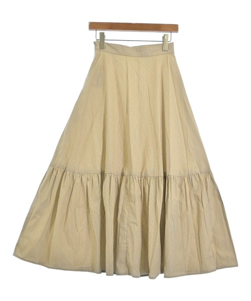 U BY Spick & Span（ユーバイスピックアンドスパン）ロング・マキシ丈スカート ベージュ サイズ:36(S位) レディース/2200689229107