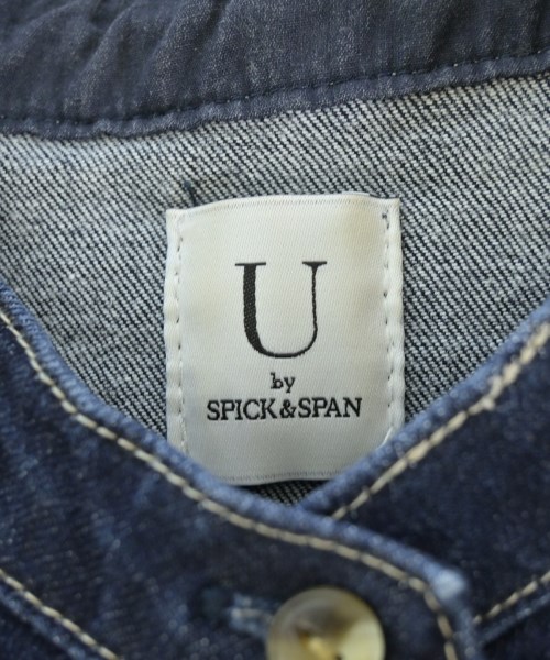 U BY Spick & Span（ユーバイスピックアンドスパン）シャツワンピース 紺 サイズ:36(S位) レディース/2200697554185