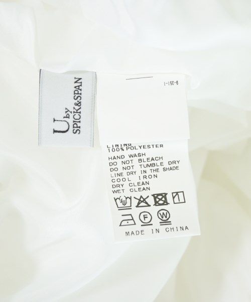 U BY Spick & Span（ユーバイスピックアンドスパン）ロング・マキシ丈スカート 白 サイズ:F レディース/2200693127031