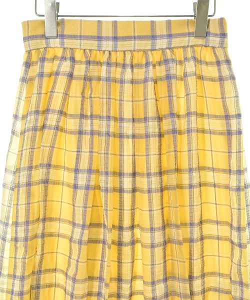 U BY Spick & Span（ユーバイスピックアンドスパン）ロング・マキシ丈スカート 黄 サイズ:38(M位) レディース/2200639501062