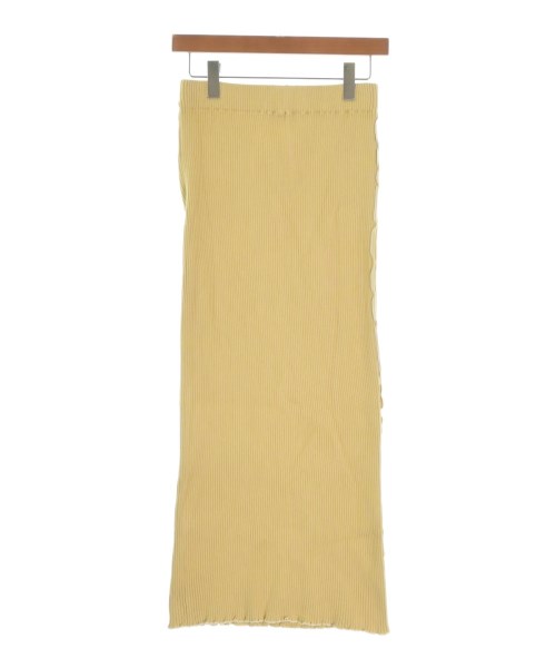 U BY Spick & Span（ユーバイスピックアンドスパン）ロング・マキシ丈スカート 黄 サイズ:38(M位) レディース/2200663683024