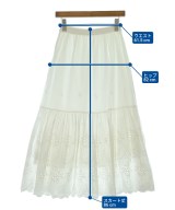 U BY Spick & Span（ユーバイスピックアンドスパン）ロング・マキシ丈スカート 白 サイズ:36(S位) レディース/2200676945065
