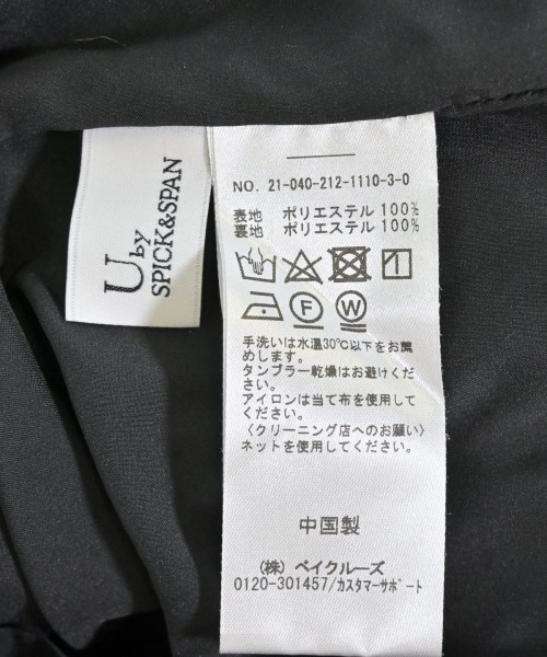 U BY Spick & Span（ユーバイスピックアンドスパン）ワンピース 黒 サイズ:F レディース/2200681297241
