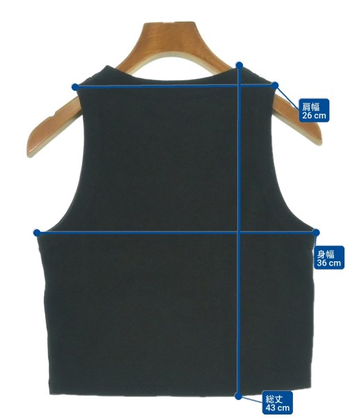 AEWEN MATOPH（イウエンマトフ）タンクトップ 黒 サイズ:-(XS位) レディース/2200635199034