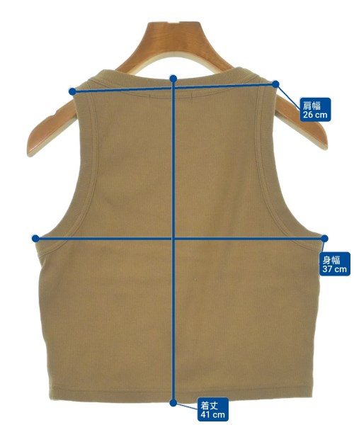 AEWEN MATOPH（イウエンマトフ）タンクトップ ベージュ サイズ:-(XS位) レディース/2200635199041