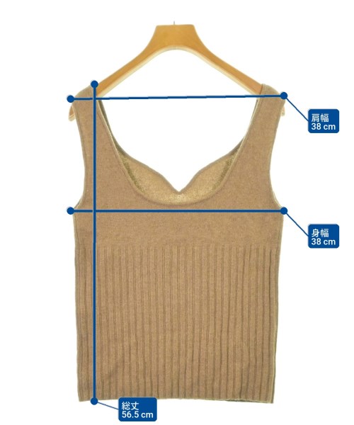 AEWEN MATOPH（イウエンマトフ）ベスト 茶 サイズ:-(S位) レディース/2200634303036